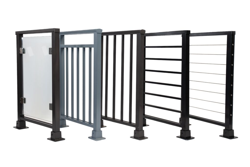 Header Image Group M Series Aluminum Railing Overview of Alumina Railing Products, Inc. - Custom Railings with Safety and Style