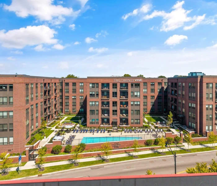 220 Vine Street Apartments - Aluminum Railing
