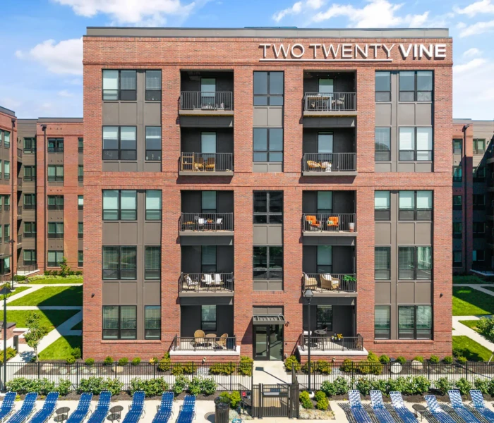 220 Vine Street Apartments - Aluminum Railing