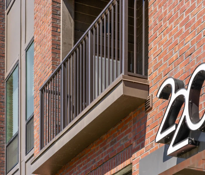 220 Vine Street Apartments - Aluminum Railing