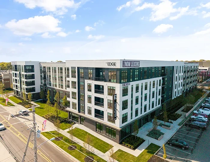 M300-3A Aluminum Railing Installation at The Edge Apartments in Columbus, OH