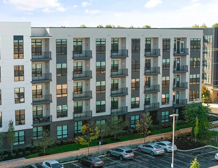 M300-3A Aluminum Railing Installation at The Edge Apartments in Columbus, OH