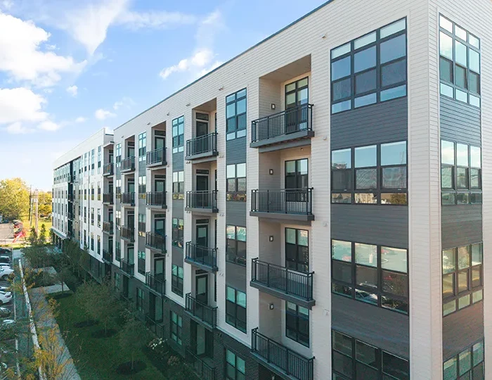 M300-3A Aluminum Railing Installation at The Edge Apartments in Columbus, OH