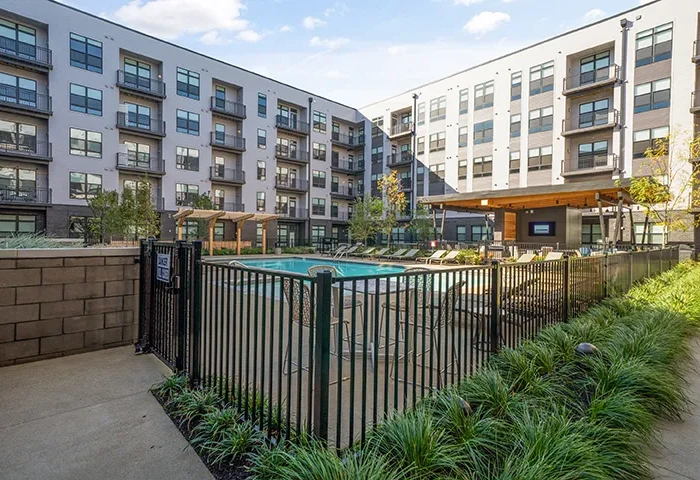 M300-3A Aluminum Railing Installation at The Edge Apartments in Columbus, OH
