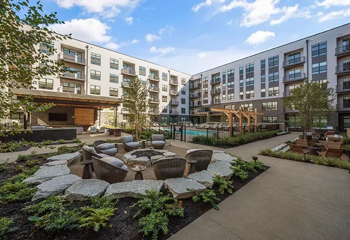 M300-3A Aluminum Railing Installation at The Edge Apartments in Columbus, OH