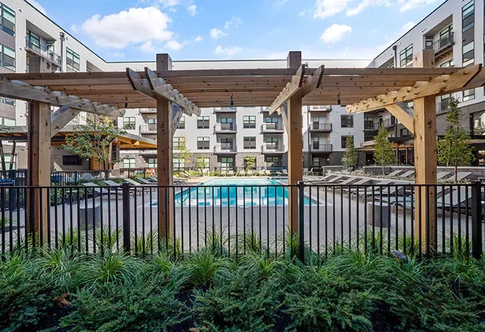 M300-3A Aluminum Railing Installation at The Edge Apartments in Columbus, OH