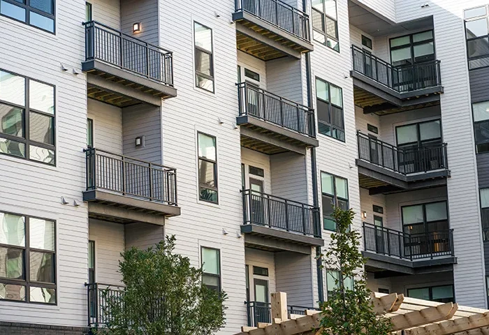 M300-3A Aluminum Railing Installation at The Edge Apartments in Columbus, OH