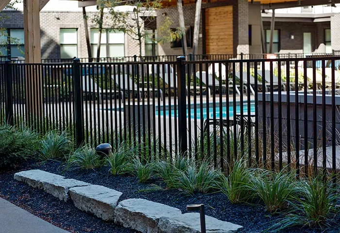 M300-3A Aluminum Railing Installation at The Edge Apartments in Columbus, OH