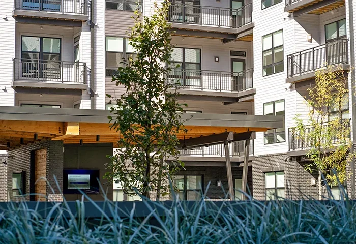 M300-3A Aluminum Railing Installation at The Edge Apartments in Columbus, OH