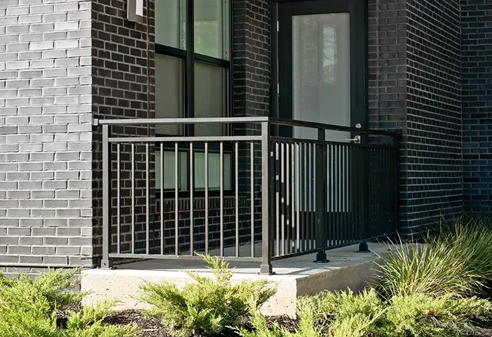 M300-3A Aluminum Railing Installation at The Edge Apartments in Columbus, OH