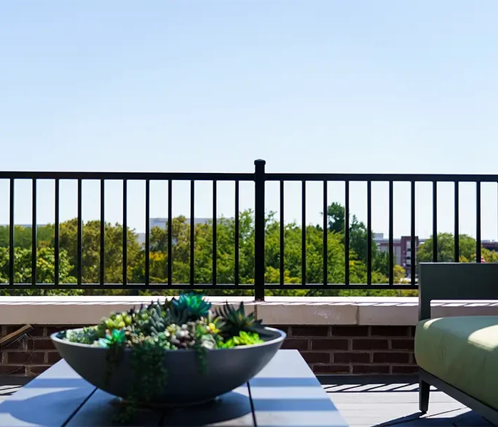 Exterior welded railing products from Alumina